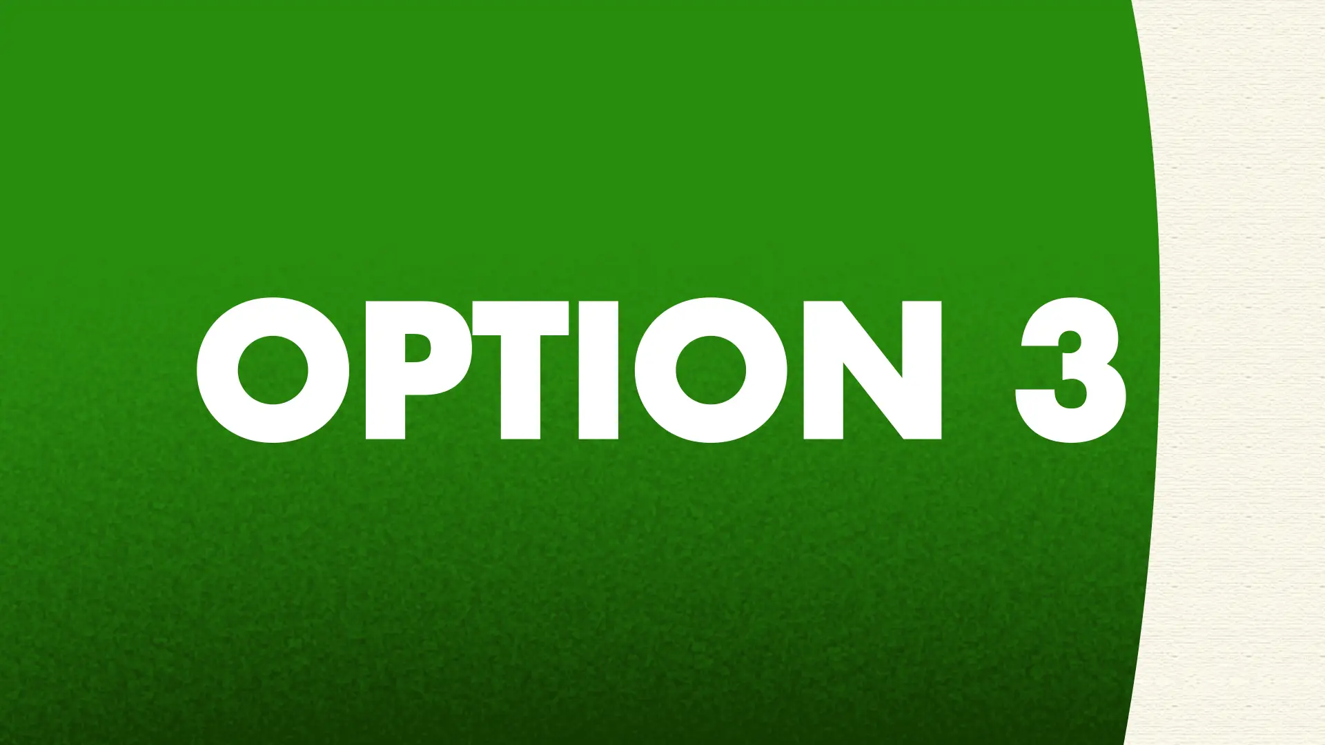 Option 3